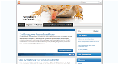 Desktop Screenshot of futtertiere.org